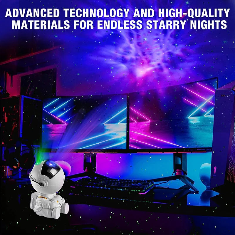 Astronaut Projector Night Light Nebula Galaxy Star Ceiling Galaxy Lights Home Party Decorative Bedroom Children Kids Gift