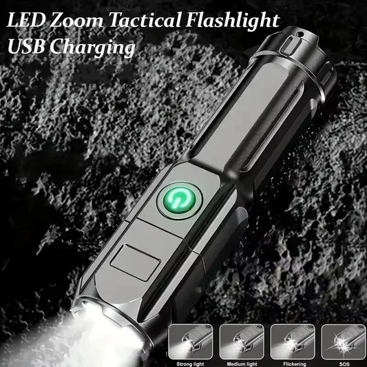 1/2PCS USB COB Keychain Work Light Flashlight Super Bright Emergency Light,Bottle Opener,With Magnetic Base For Outdoor Camping